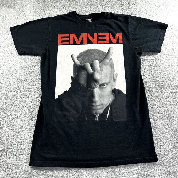 Eminem‎ Shirt Mens Large Monster Tour Devil Horns Rap Tee Hip Hop Bay Island Y2K - Picture 1 of 9